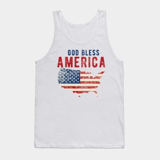 Independence Day - God Bless America 4th of July Gift Tank Top